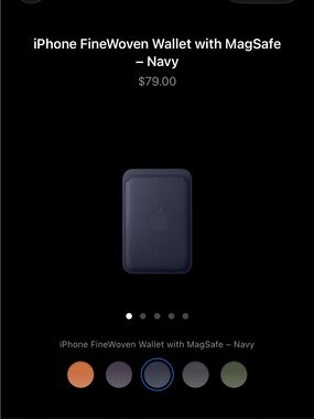Apple MagSafe Wallet - Navy